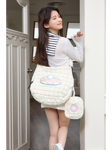 CHIOS CLUB - Chios QQ LOGO Bubble Tote [tote34WH]